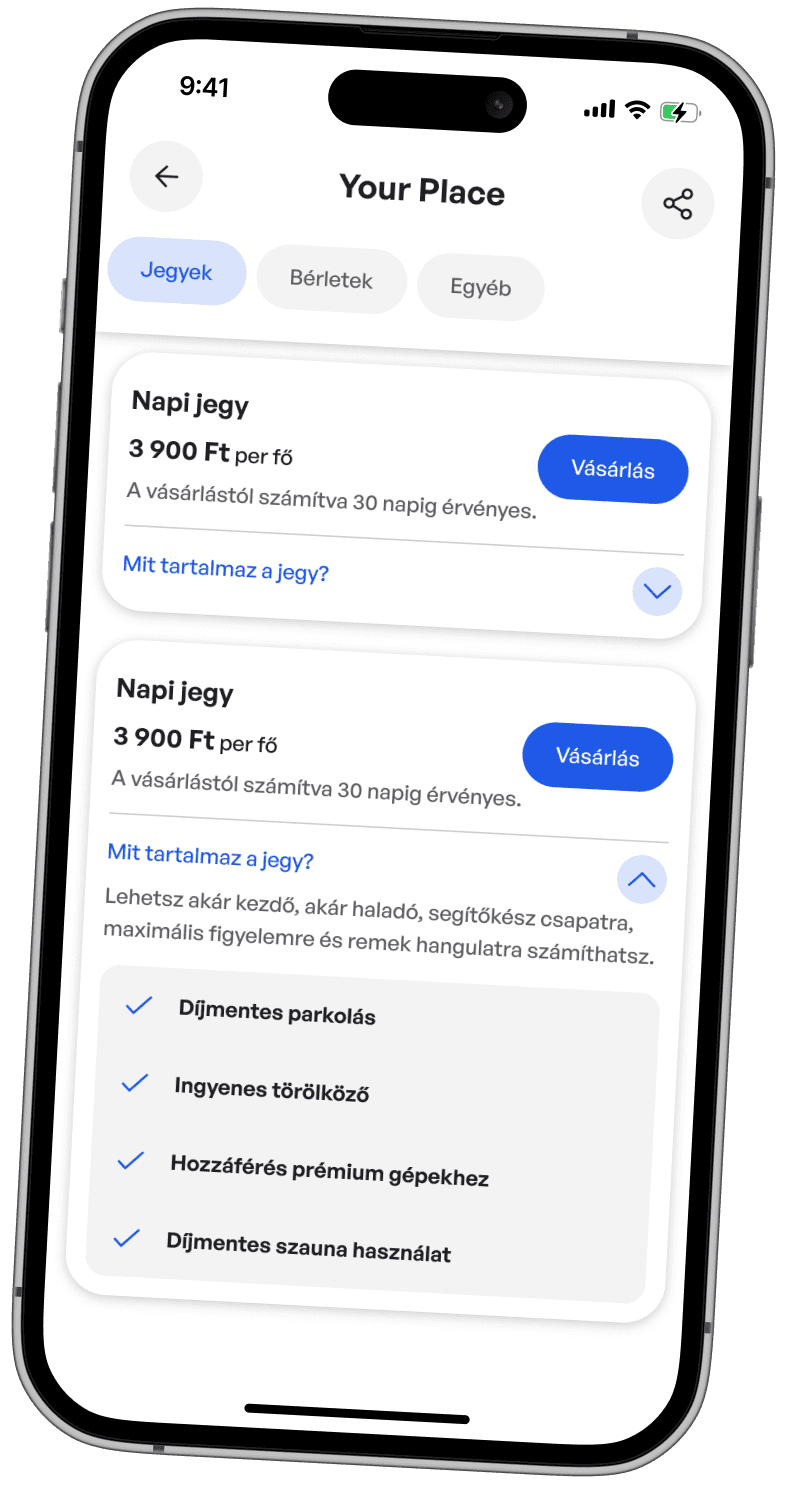 LetMeIn jegyvásárlás mobilon
